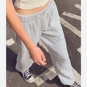 Brandy Melville Rosa sweatpants in heathered gray